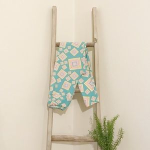 LULAROE Rare Unicorn Teal Logo Leggings